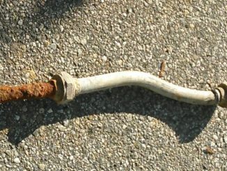 Lead pipes were used in water supply lines until being outlawed in 1970