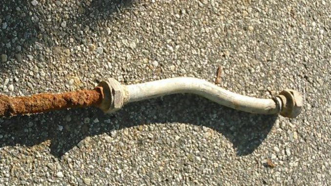 Lead pipes were used in water supply lines until being outlawed in 1970