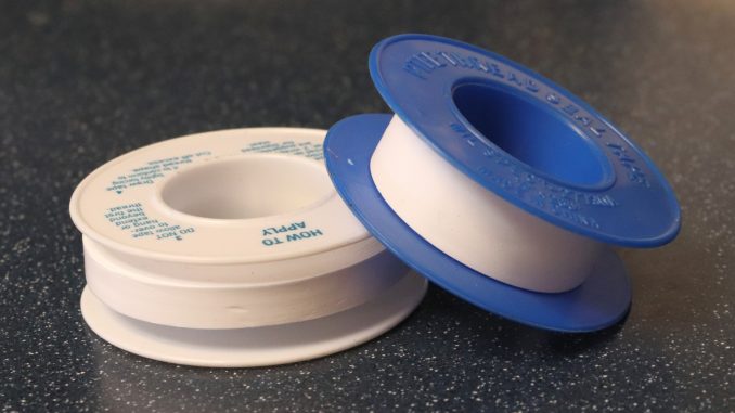 PTFE Plumber's Tape and Teflon Tape can both be used to repair leaking pipes, although silicone self-fusing tape is becoming a popular alternative