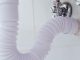 The repair of a leaking plastic PVC pipe