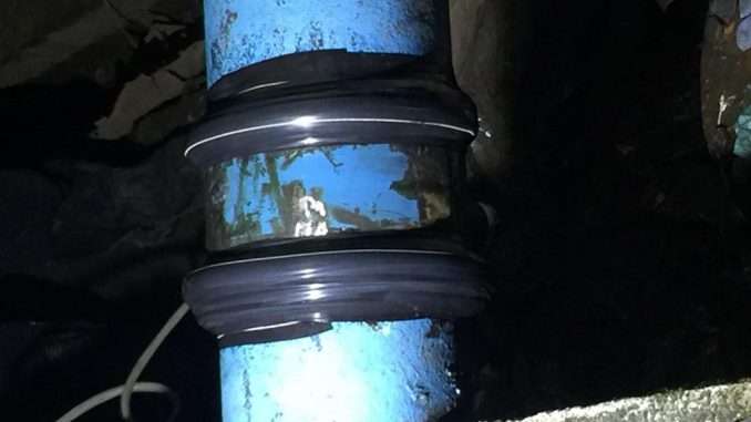 Pipe repair tape can be used to quickly and easily fix a leaking pipe