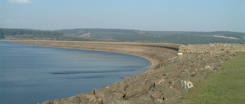 The Kielder Reservoir is the biggest in the UK by volume of water