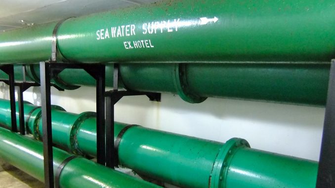 Seawater cooling systems extract water from the sea and use it in machine processes to better protect freshwater sources