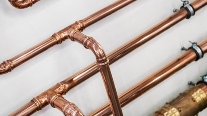 Cleaning copper and other pipes can be done effectivley using silicon carbide pipe cleaning strips