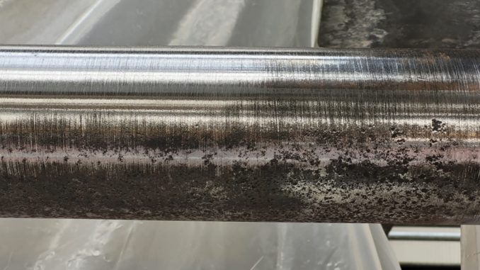Pipe surface damage can be an indicator that a leak or burst is not far away